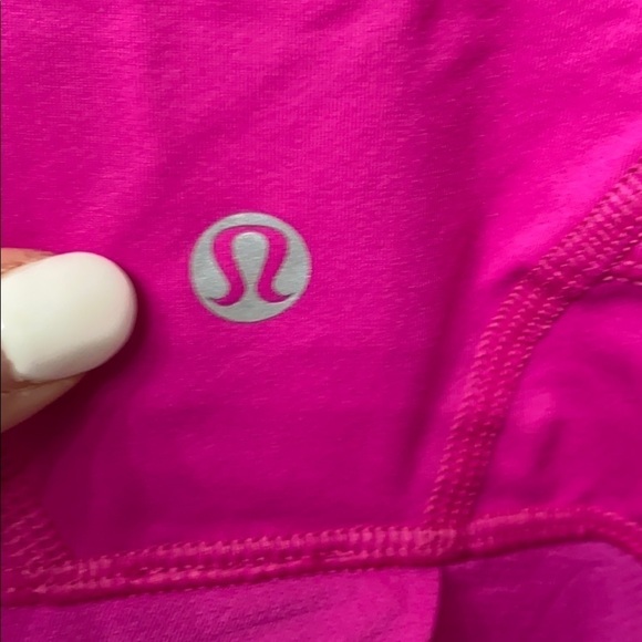 Lululemon bright pink work out top size 6 - Picture 9 of 12